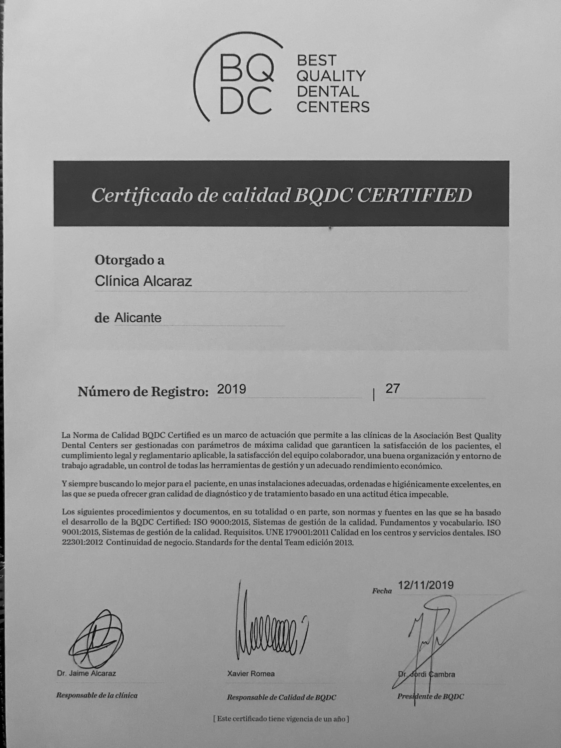 bqdc certified